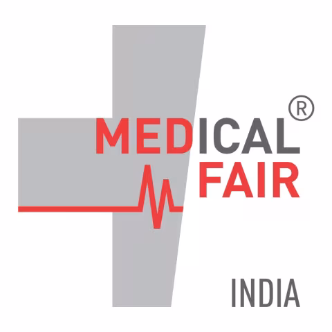 medical fair india logo