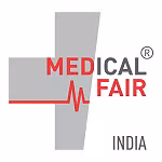 medical fair india logo