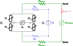 Six-wire technique on a full bridge